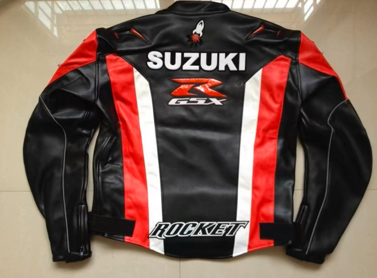 Suzuki Yoshimura Racing Leather Jacket – GSX-R MotoGP Style Biker Gear