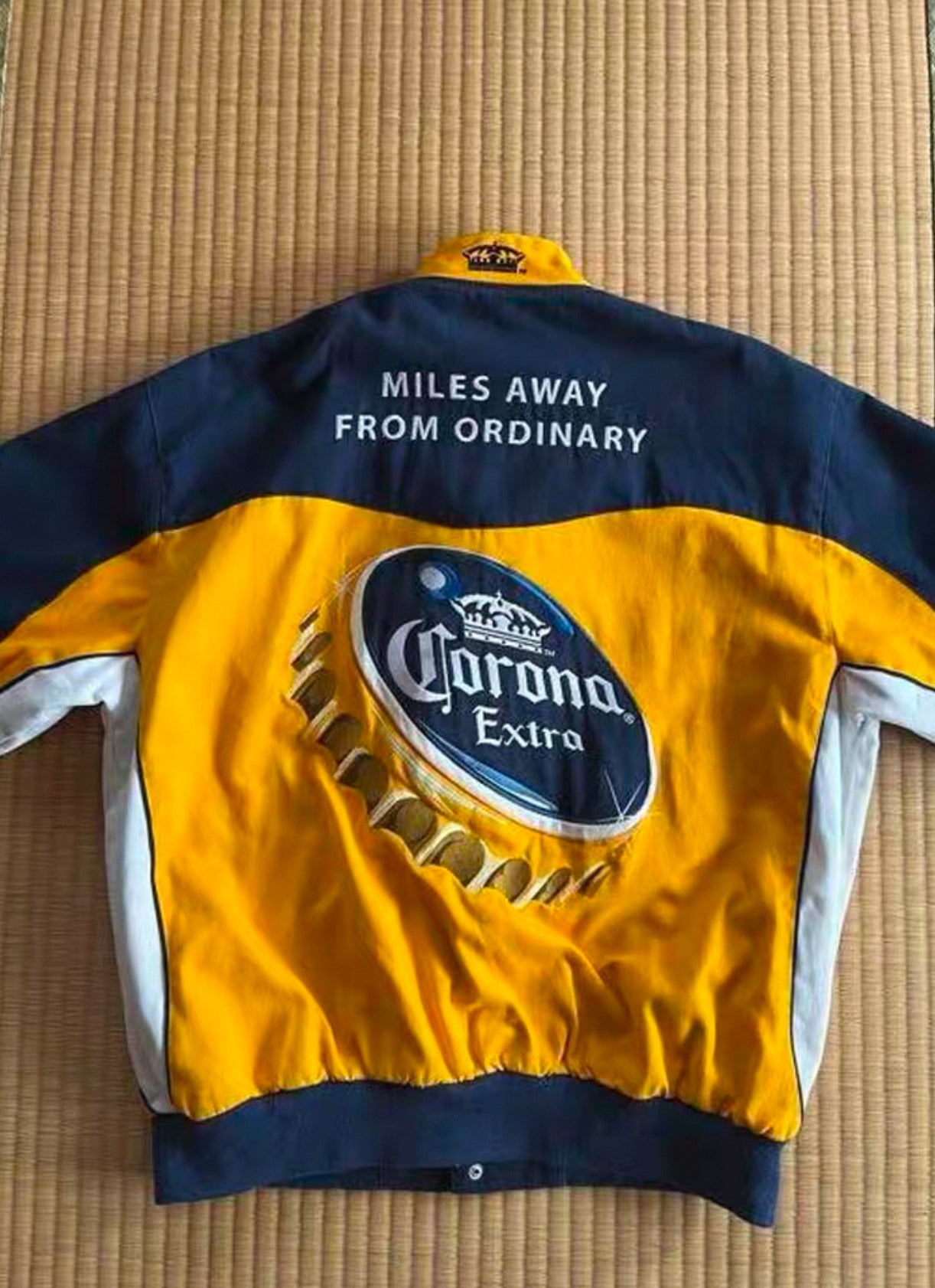 Corona Extra Racing Jacket – Navy & Yellow Edition