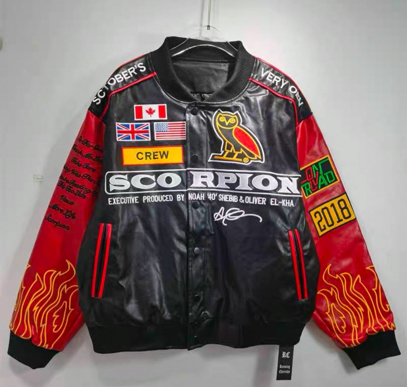 Drake Scorpion Varsity Jacket – OVO 2018 Tour Edition Bomber