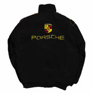 Porsche Motorsport Racing Jacket – Black & Yellow Streetwear Edition