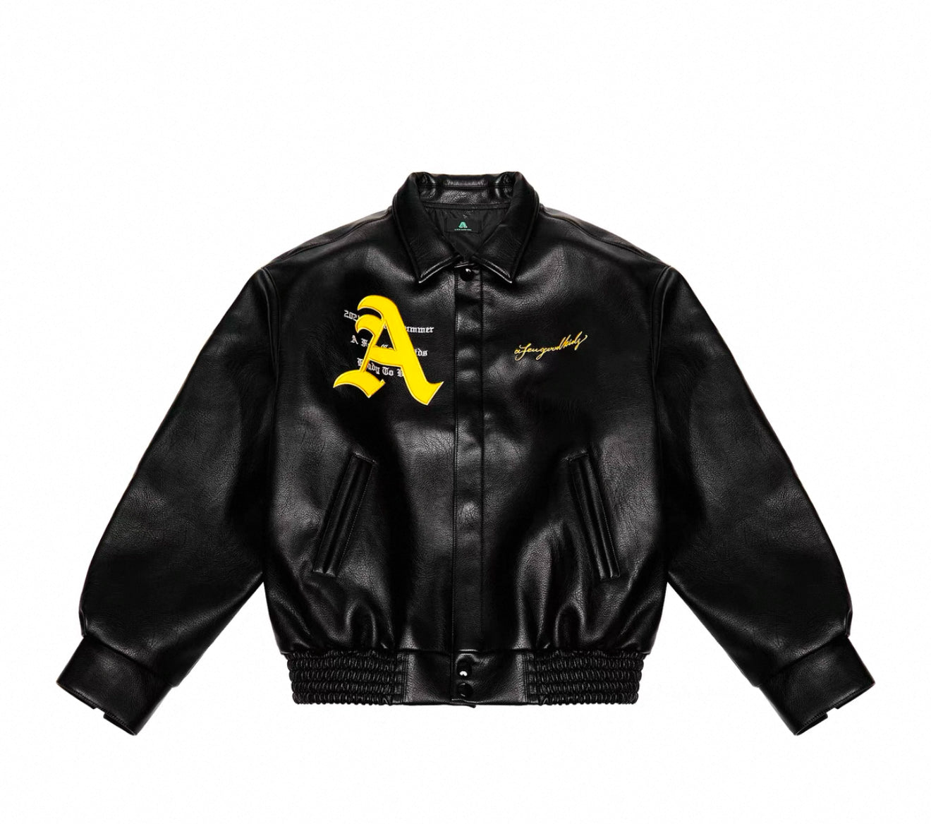 A Few Good Kids Black Horse Leather Jacket