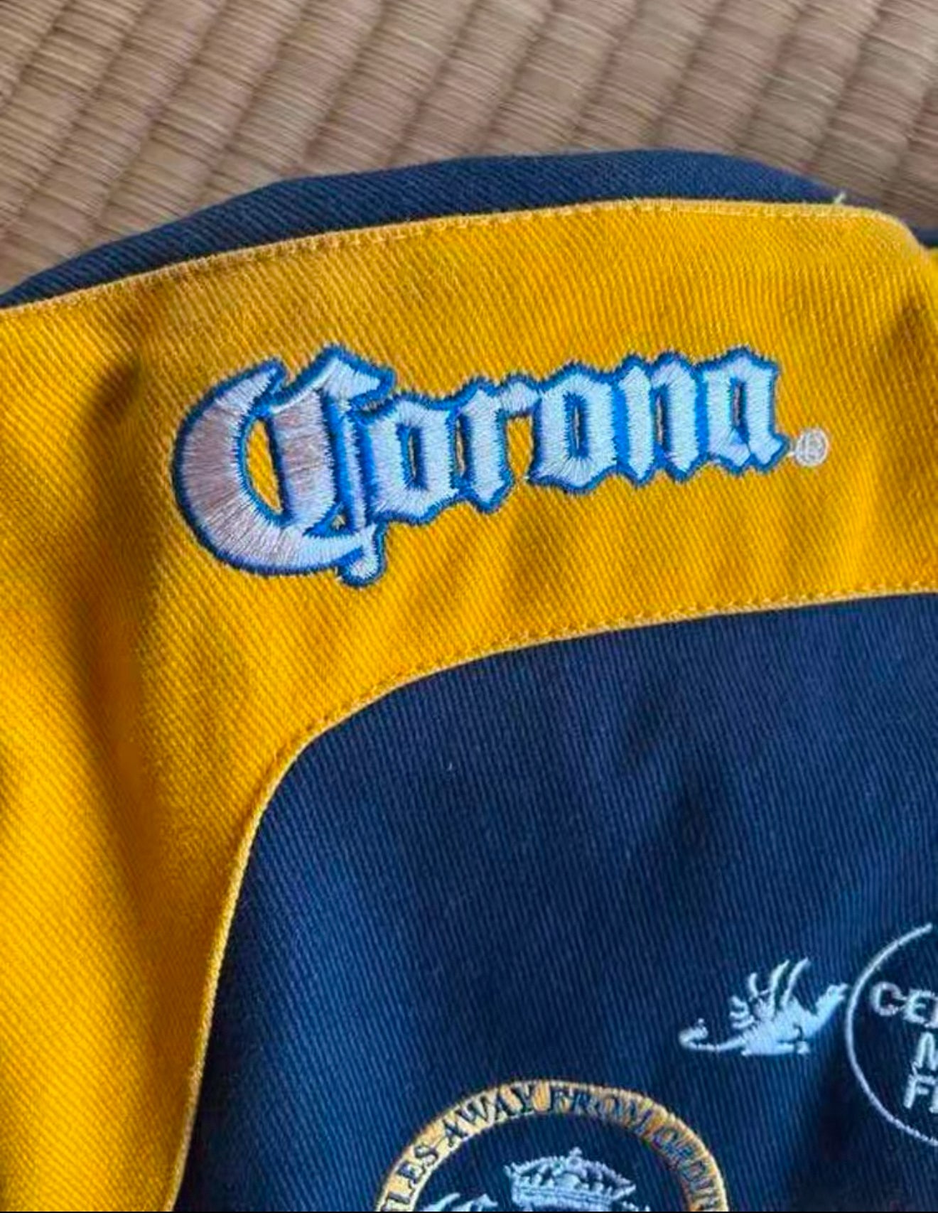 Corona Extra Racing Jacket – Navy & Yellow Edition