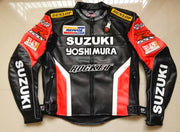 Suzuki Yoshimura Racing Leather Jacket – GSX-R MotoGP Style Biker Gear