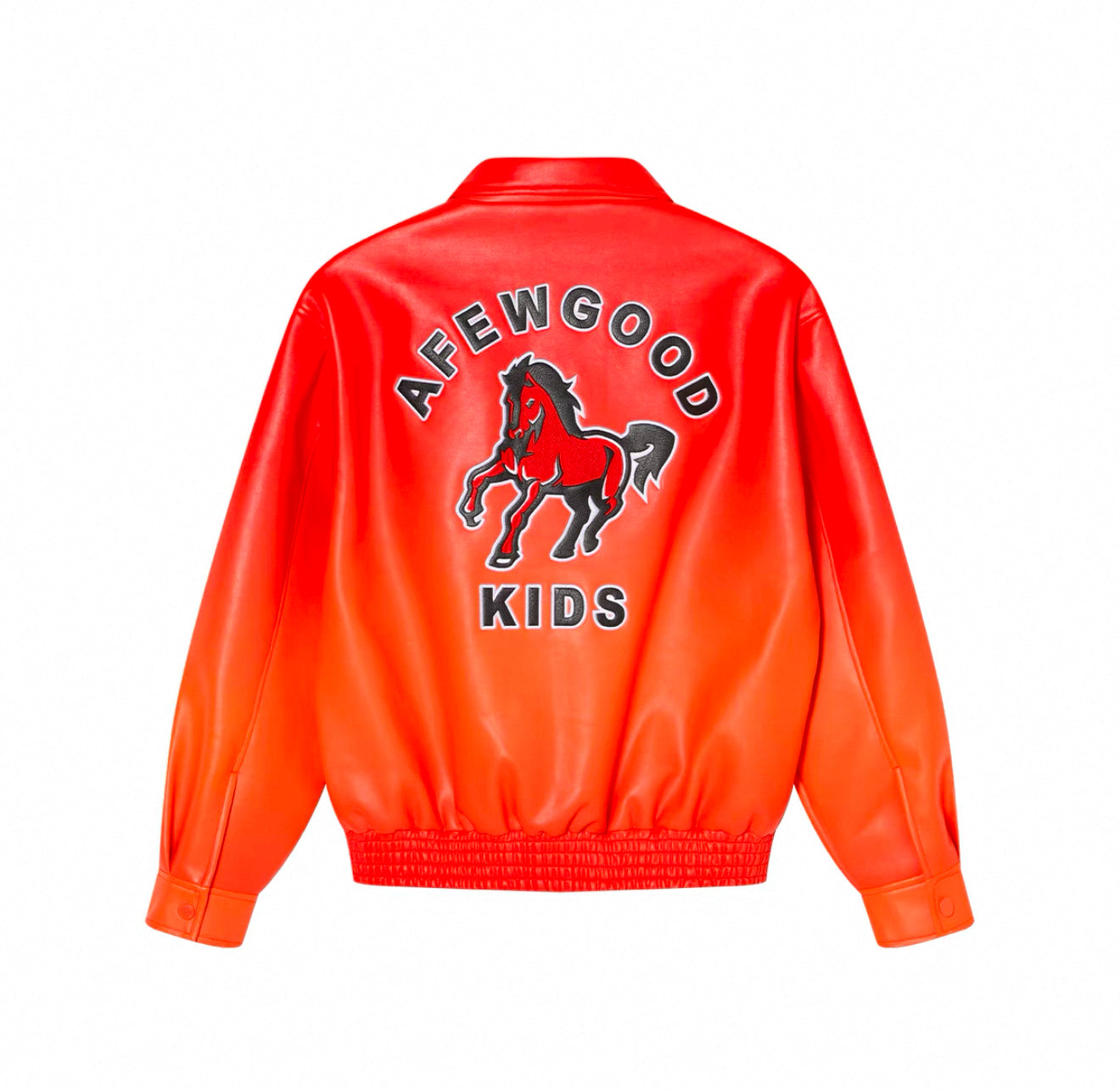 A Few Good Kids Oversized Red Varsity Jacket